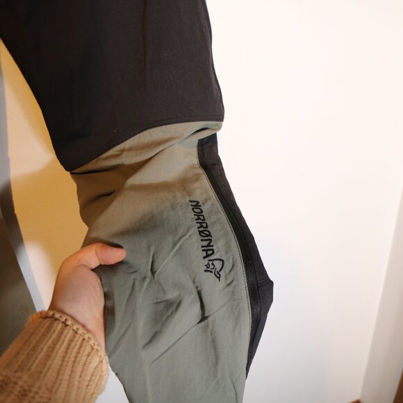 Norrona Falketind Flex1 Heavy Duty Pant Mens Small Castor Grey Hiking Climbing - Picture 9 of 10